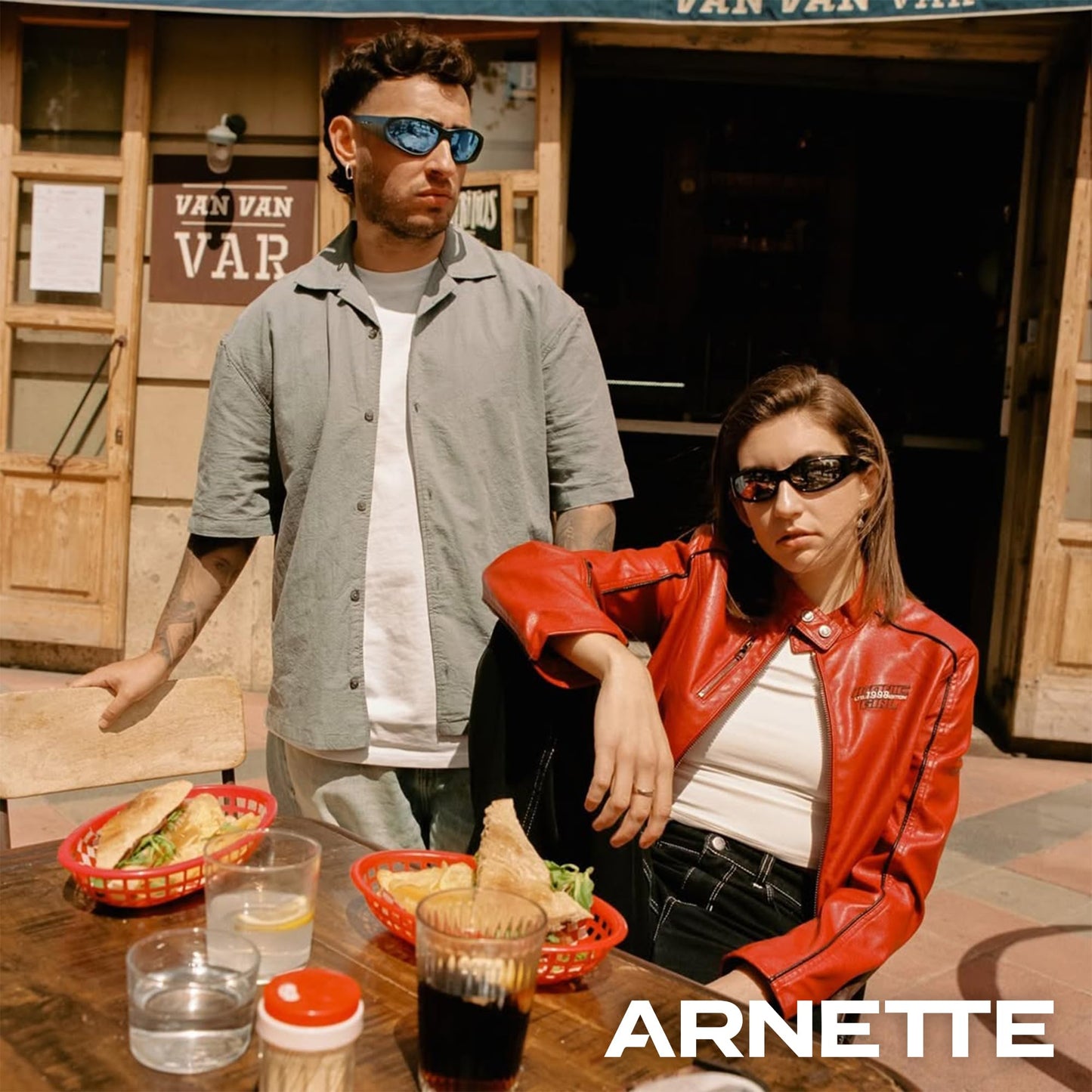 ARNETTE Sunglasses AN 4317 121487 Litty Black Dark Grey