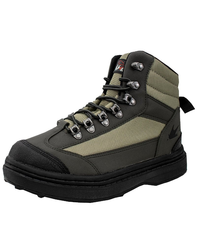 FROGG TOGGS Men's Hellbender Waterproof Fishing Wading Boot for Fishing in Felt or Cleated, Cleated, 12