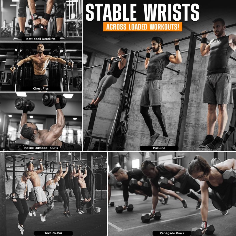 RDX Wrist Wraps for Weightlifting (Pair), IPL USPA Approved, Elasticated 18” Cotton Straps Support with Thumb Loop, Gym Wrap for Weight Lifting Powerlifting Competition Strength Training Bodybuilding
