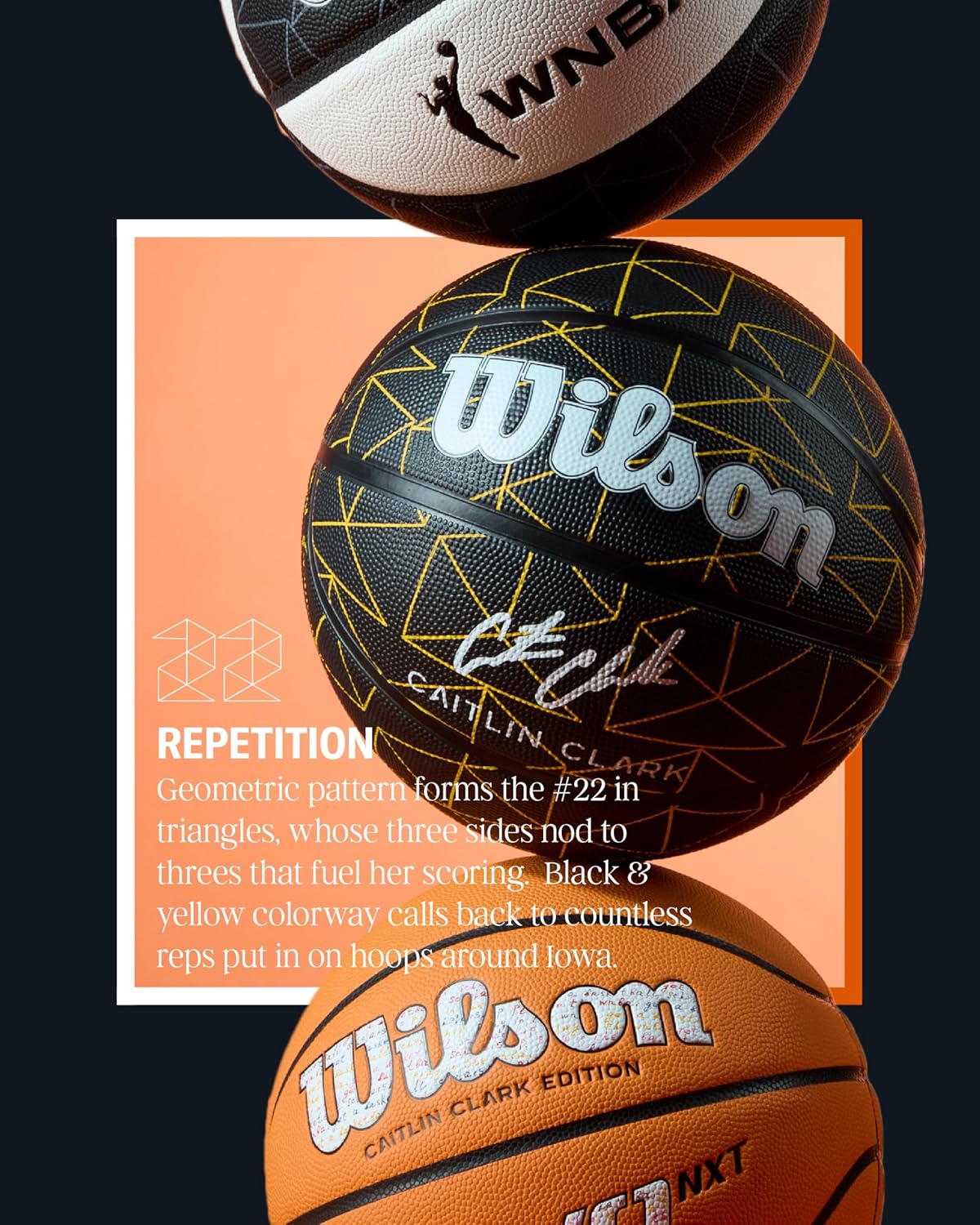 WILSON Caitlin Clark Basketballs - High-Performance Design for Ultimate Control | Official Size