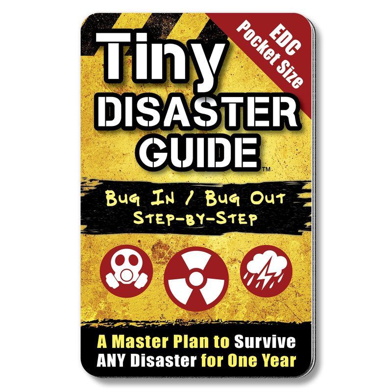 Tiny Disaster Guide – Pocket Emergency Preparedness Handbook for Survival, Safety, First Aid, Natural Disasters & Everyday Crisis Response, Pack of 1