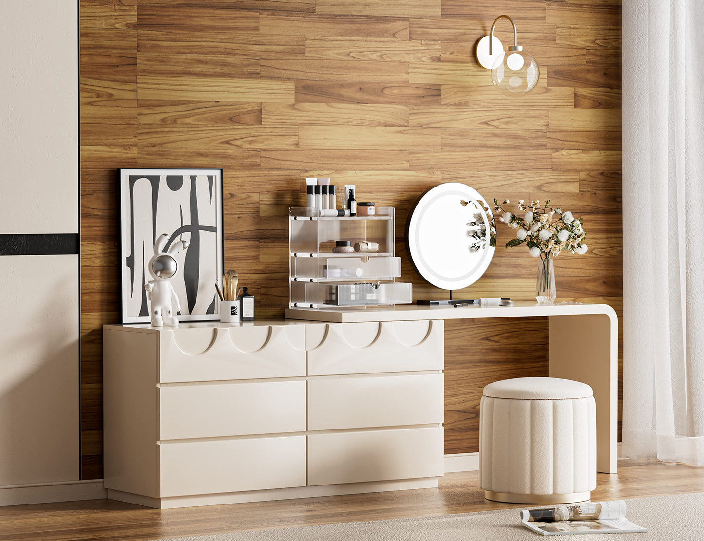 SINGULARWOOD Wall Planks,Rustic Accent Real Wood Panels for Interior Wall Decor,DIY Peel and Stick Easy Installation (12 Sheets/14.50 Sq Ft/Box),Natural Teak