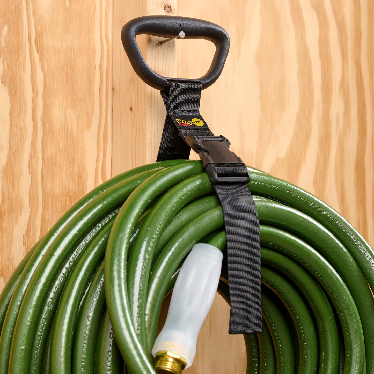 Clip 'n Carry Wrap-It Storage Straps - 25" (3-Pack) - Carrying Straps for Water Hose Storage and Extension Cord Holder
