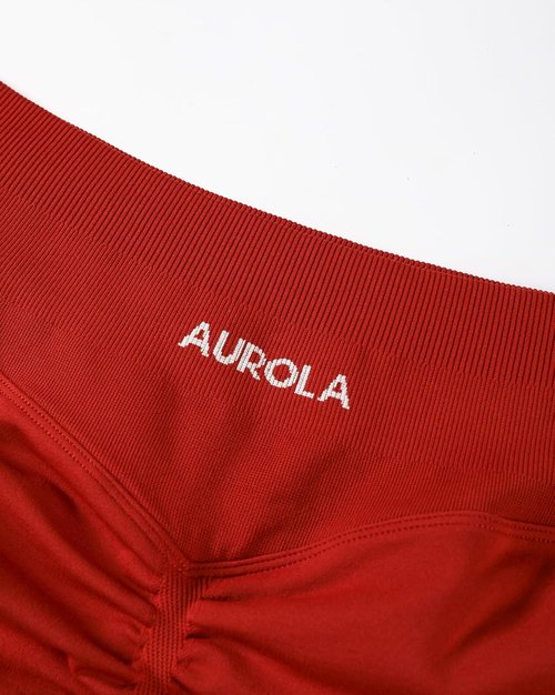 AUROLA Women's Workout Shorts - No Roll Up, Squat Proof, Seamless Compression | Available in Multiple Sizes