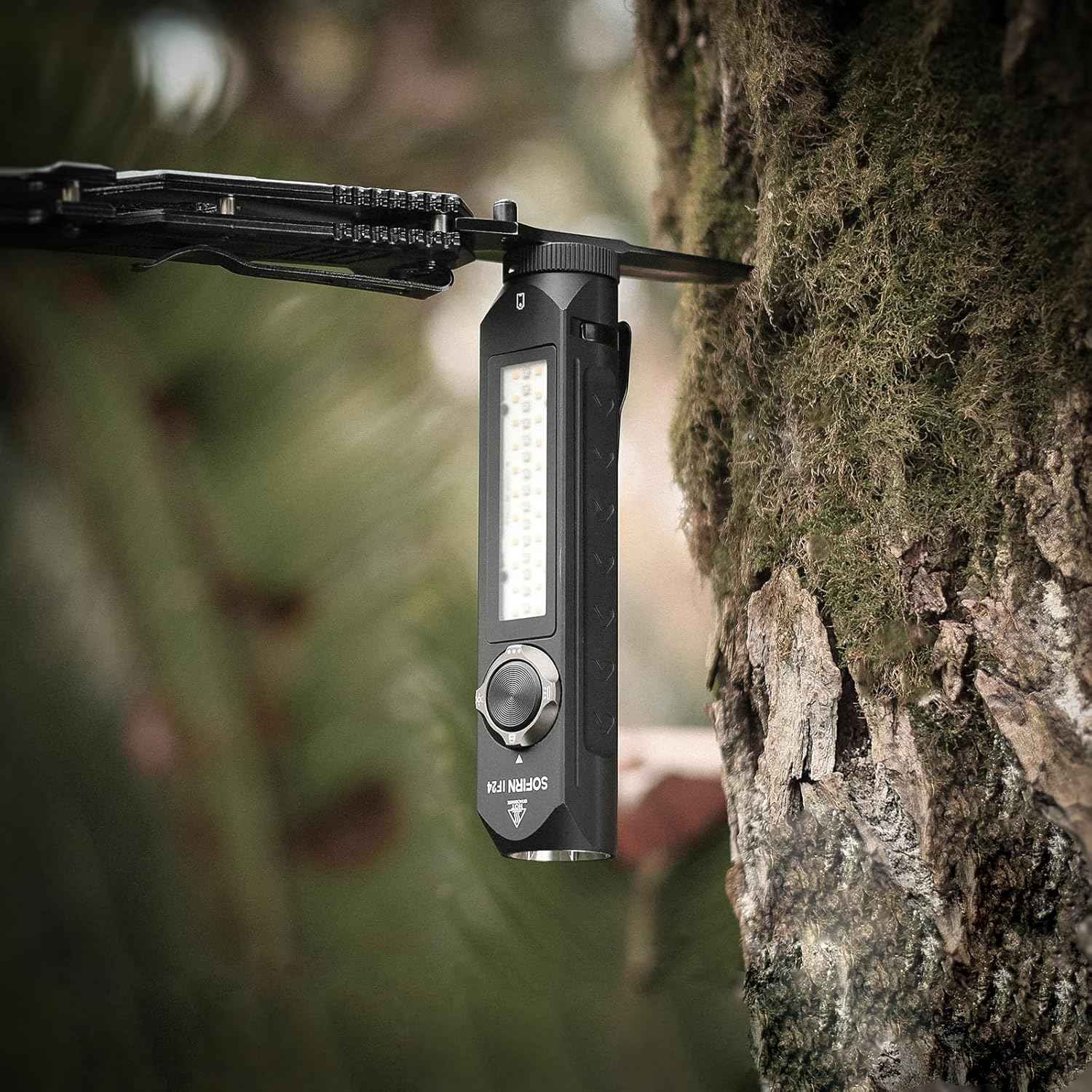 1800LM Rechargeable LED Flashlight - Sofirn IF24 Pro, Waterproof & Magnetic for Camping & Emergencies