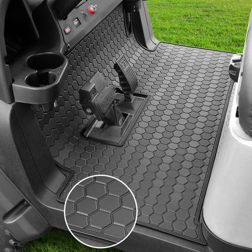 Club Car Precedent Golf Cart Full Coverage Floor Liner Mat, Fits Club Car Precedent (2004-2023), Onward & Tempo (2017-2023), Villager & V4L (2019-2023), Durable Anti-Slip Rubber