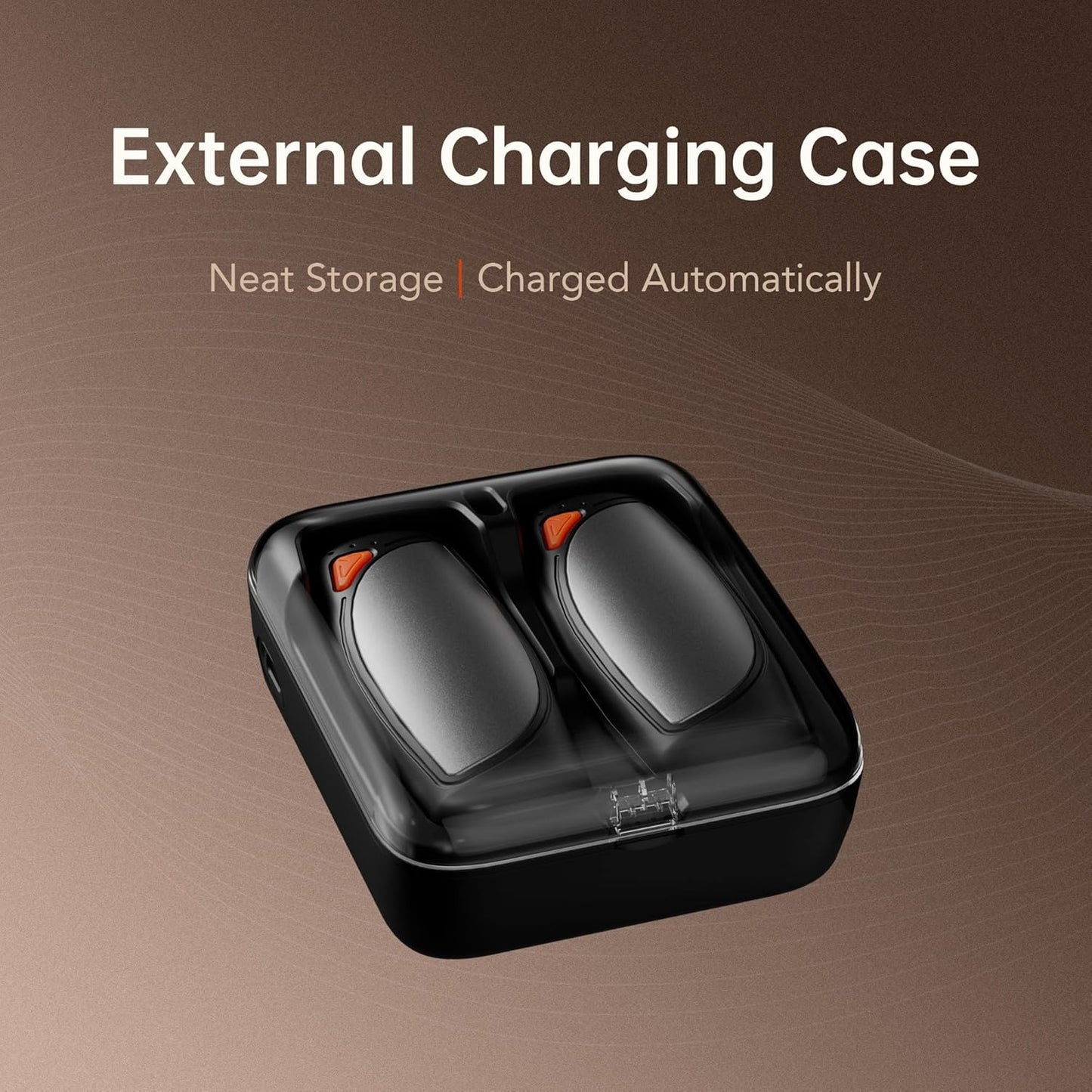 Skiennix Rechargeable Hand Warmers - Double-Sided Heating with AI Charging Case | 14000mAh Battery Life