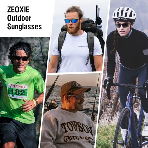 Ougenni Polarized Sunglasses For Men Women Sports Sun Glasses Ultralight Al-Mg Outdoor Driving Fishing Glasses UV Protection