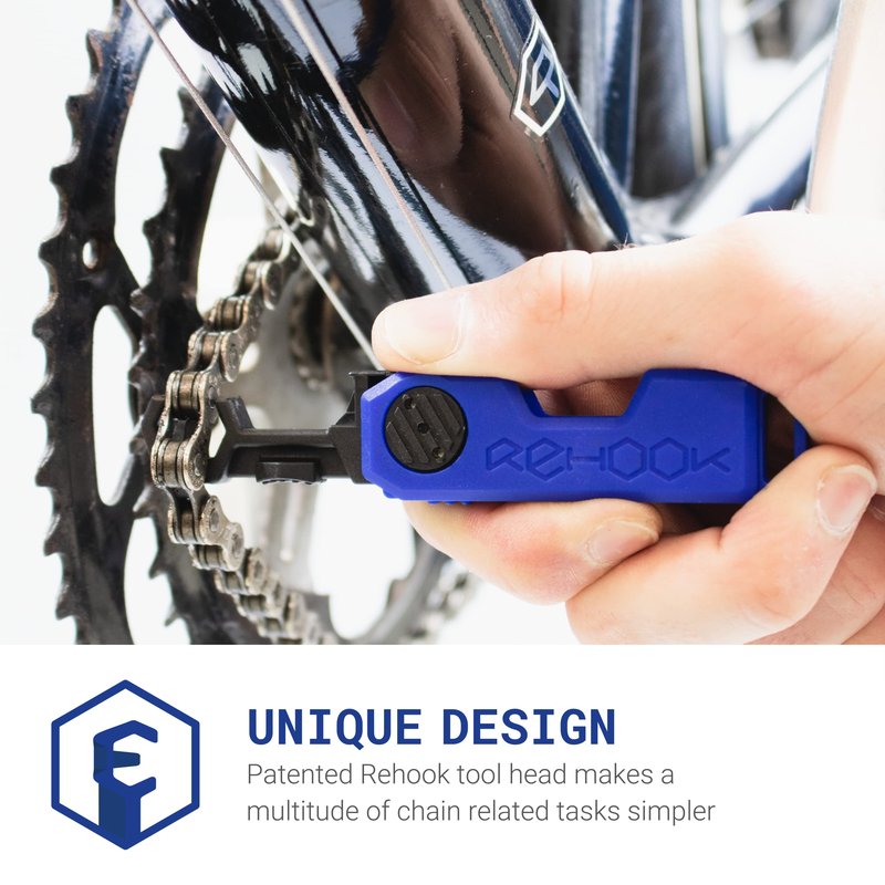 Rehook Mini - Get Your Chain Back on Your Bike - Perfect Stocking Filler for Cyclist - Ultra Blue (Ultra Blue/Black / PH1)