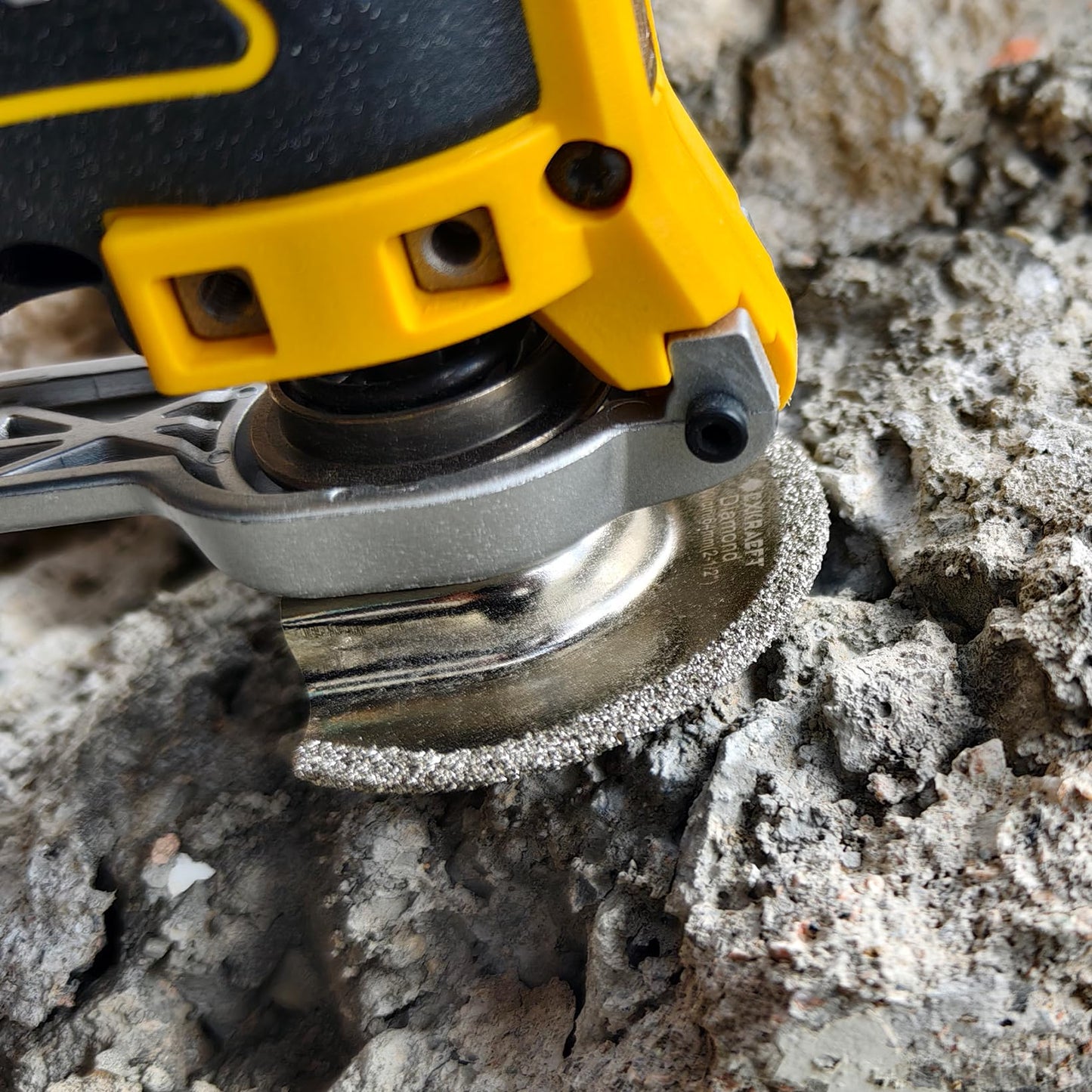 EXKRAEFT 5 PCS Grout Remover Tool Blades for Grout Removal Tile Mortar Concrete Masonry, Multi Tool Grout Removal Blade, Diamond Oscillating Tool Blades Fit Dewalt Milwaukee Ryobi Rockwell Fein