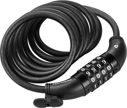Grizzly Plus Integrated Combo Bike Lock - 12mm Durable Security Solution for Cyclists