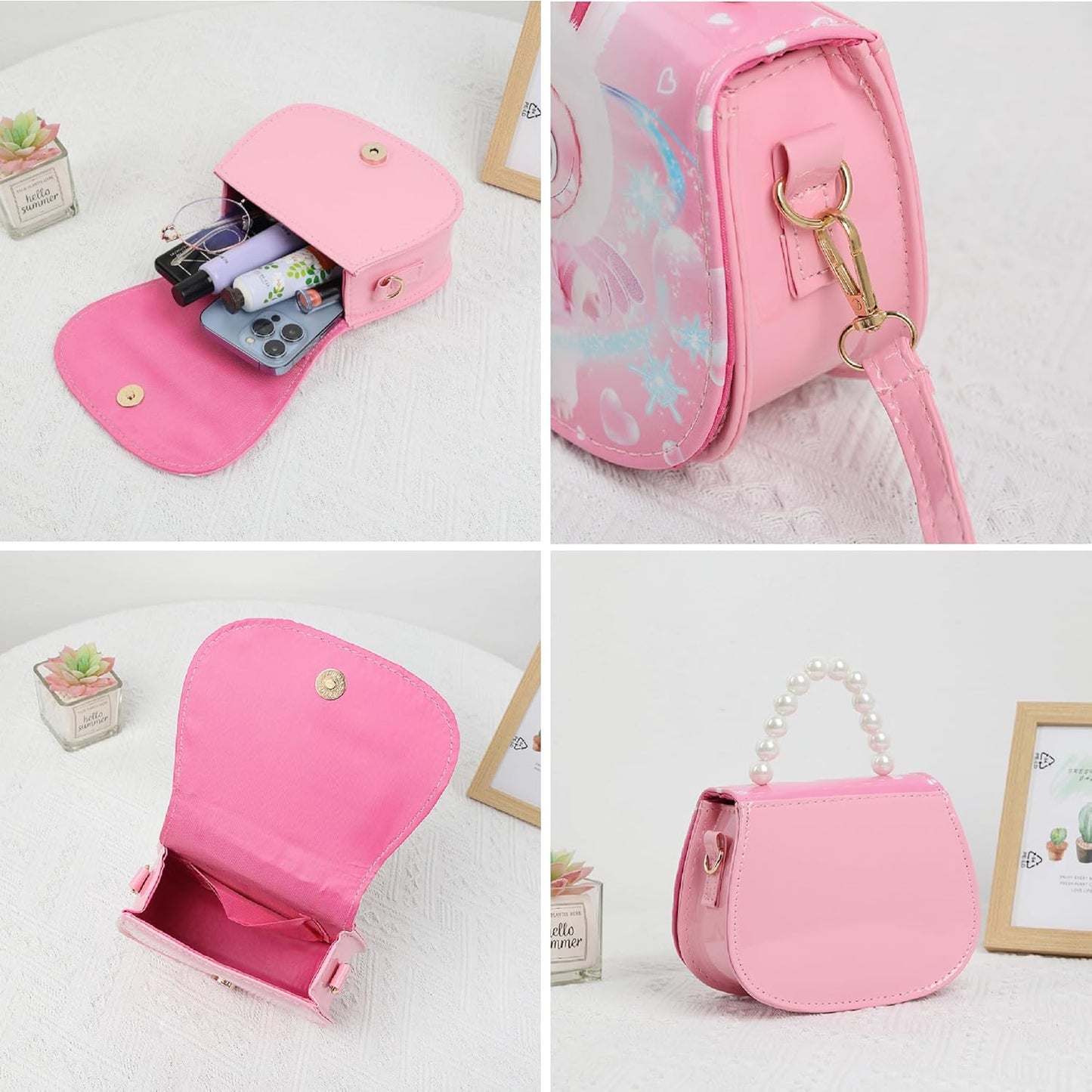 Skiennix Cartoon Sling Crossbody Bag - Kawaii Travel Purse for Women | Stylish Storage Solution