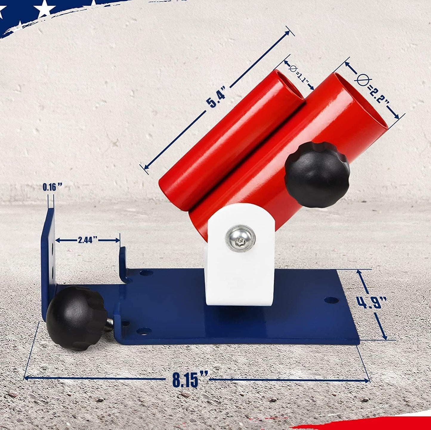 Yes4All Adjustable T Bar Row Attachment - Durable Landmine Handle with Textured Rubber Grip