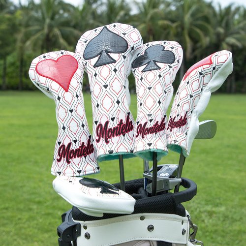 Golf Club Cover Poker Driver Headcover Fariway Wood Headcovers Hybrid Covers Leather Golf Head Cover for Most Brand (for Hybrid)