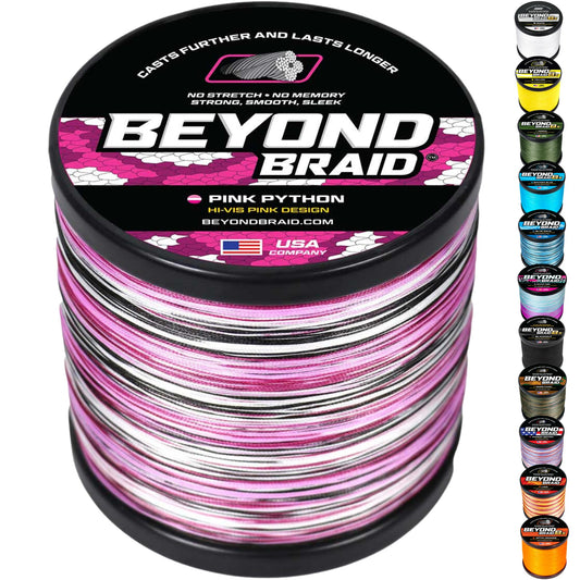 Beyond Braid Pink Python 300 Yards 20LB