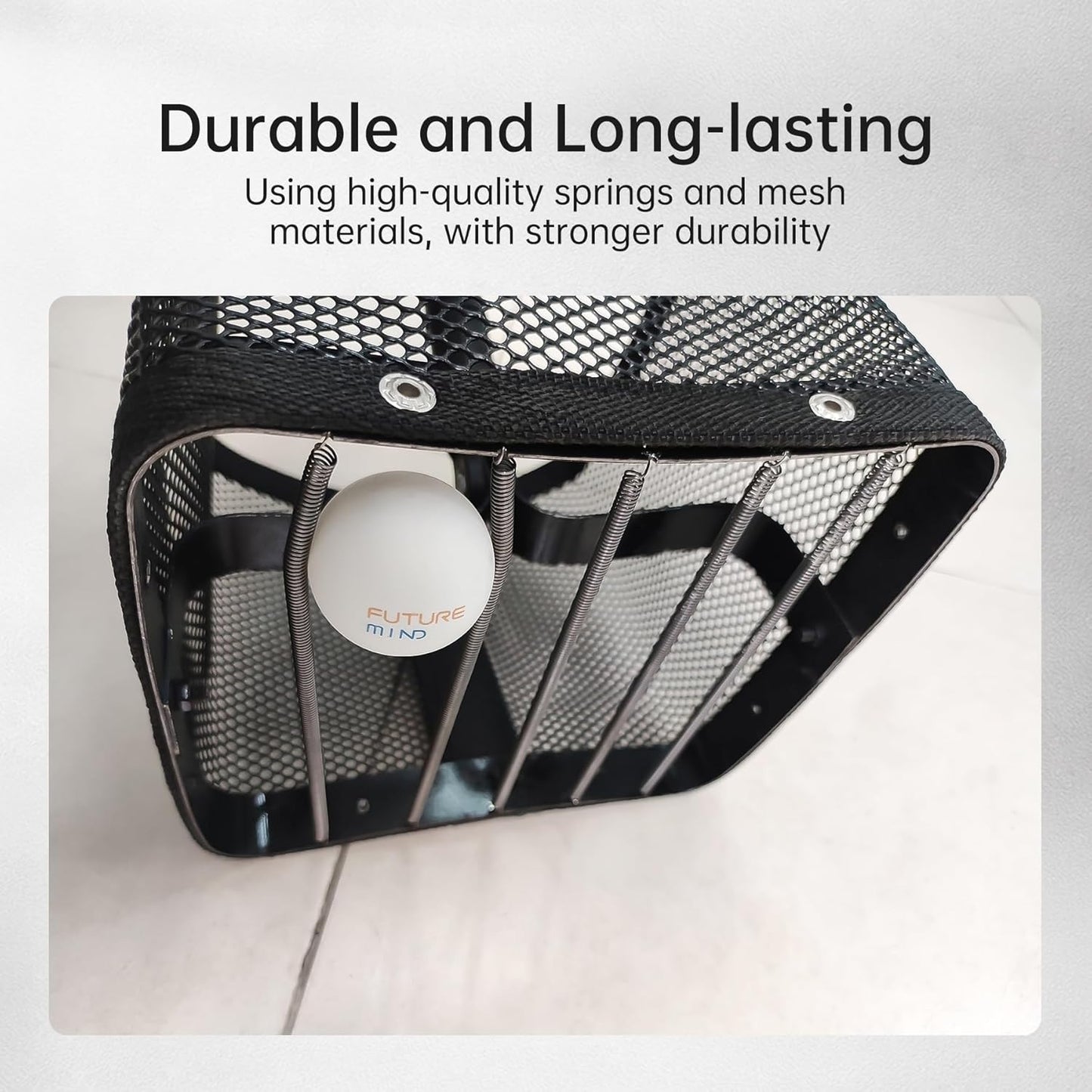 PONGBOT Ping Pong Ball Picker - Retractable Collector Holds 150+ Balls for Easy Storage