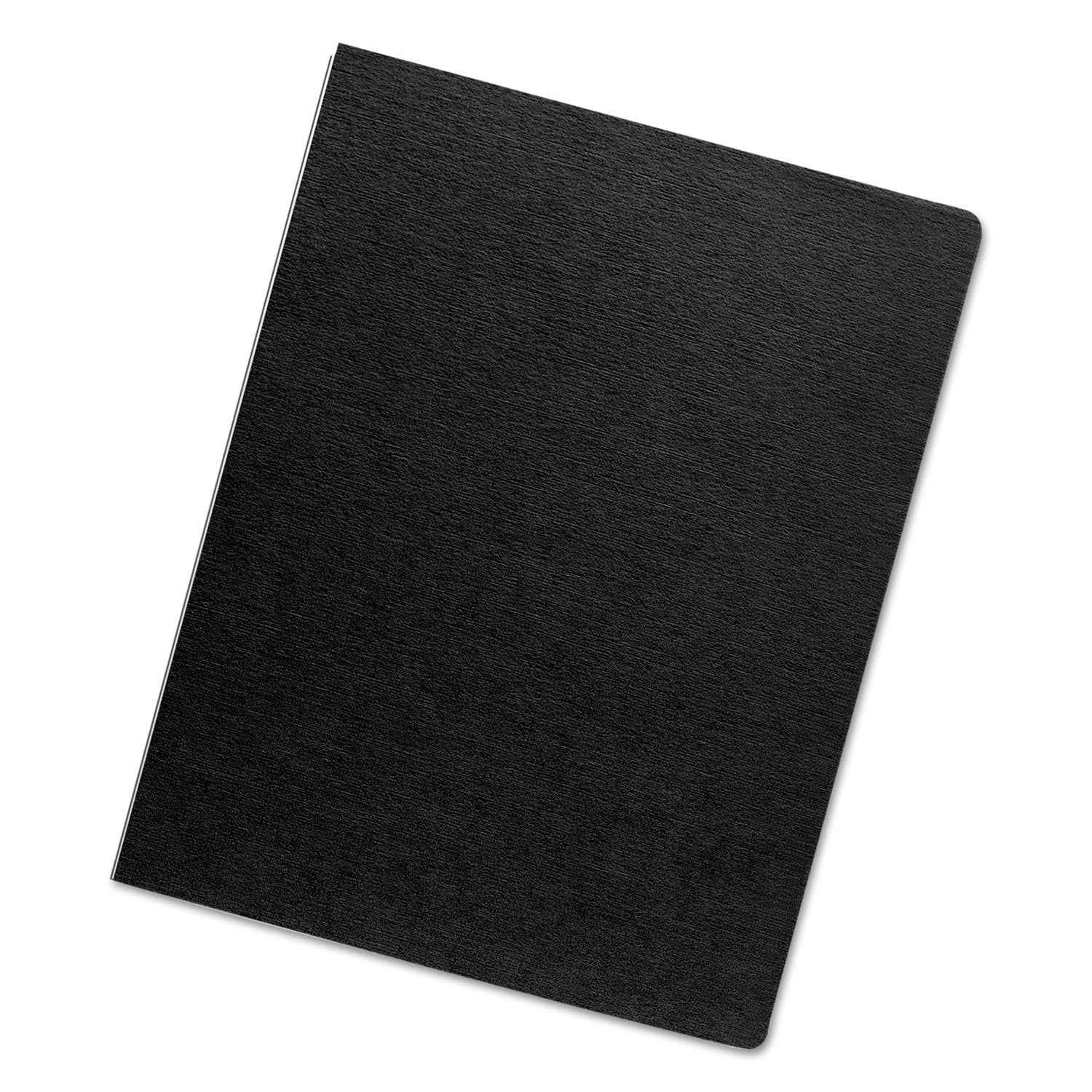 Fellowes Linen Texture Presentation Covers, 8 3/4 Inch X 11 1/4 Inch, 200 Per Pack, Black (52115)