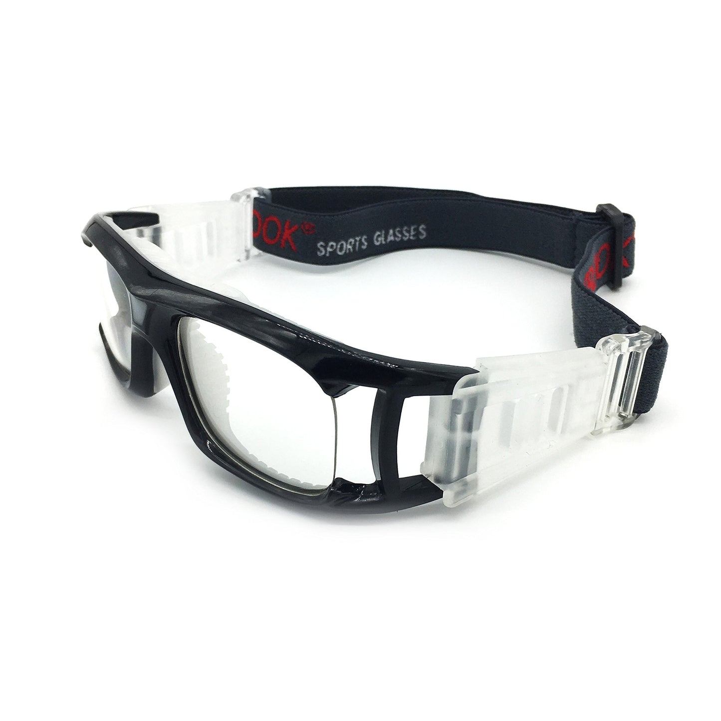 Silfrae Racquetball Goggles Sports Glasses Anti Fog&Scratch Resistant Protective Eyewear With Adjustable Strap for Basketball Football Hockey Volleyball Baseball (Black)