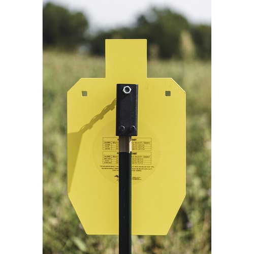 Caldwell unisex adult T-Post Plate Hanger Shooting Target, Yellow, One Size US