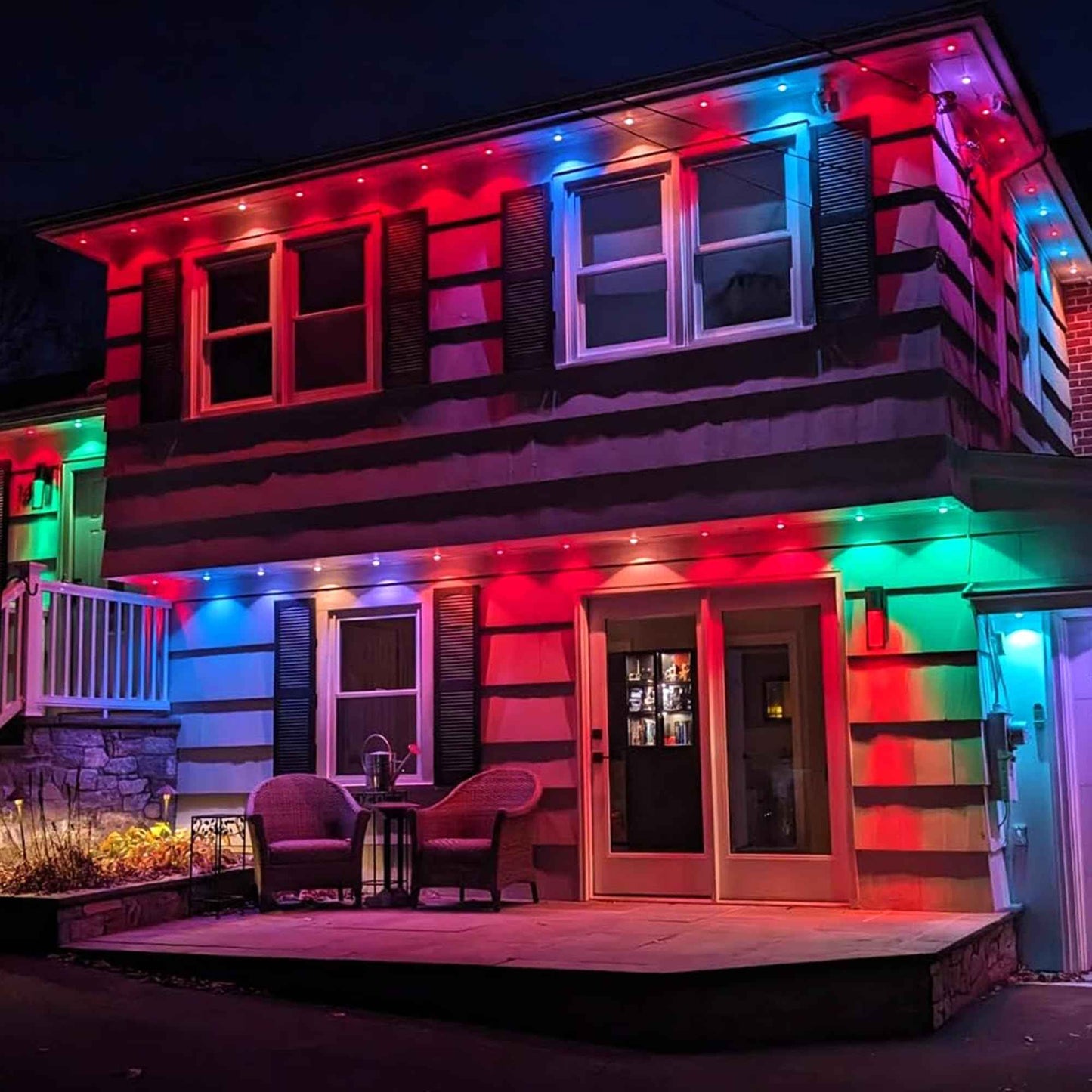 Shupakul 40 Pcs H705 LED Light Mounting Bracket Clip,Waterproof H705 LED Lights Mount Set with 80 Screws,Screw Mounting White Square Light Brackets for Outdoor Installation