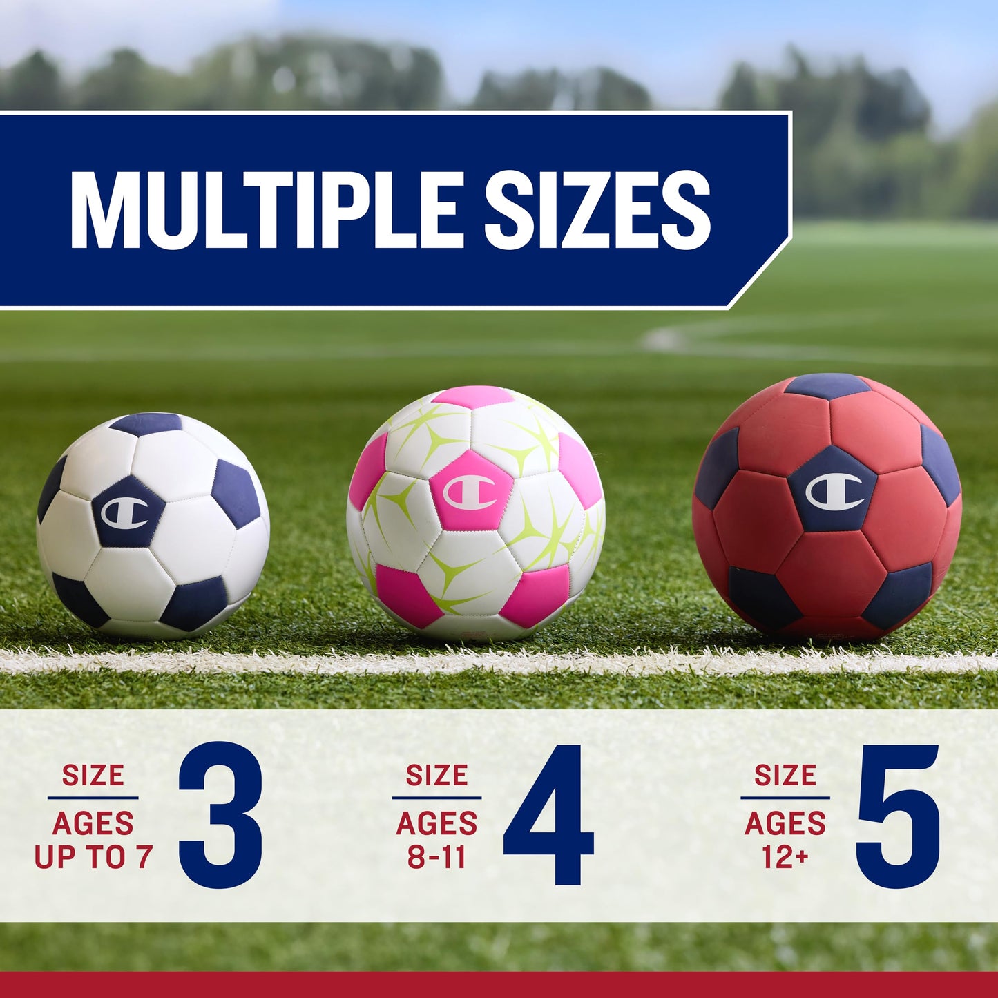Champion Prodigy Soccer Ball (Size 3, White/Optic Pink/Evening Primrose) – Matte Finish, 32-Panel Design, Enhanced Control, PVC Cover & Butyl Bladder, for Indoor & Outdoor Training, Includes 6" Pump