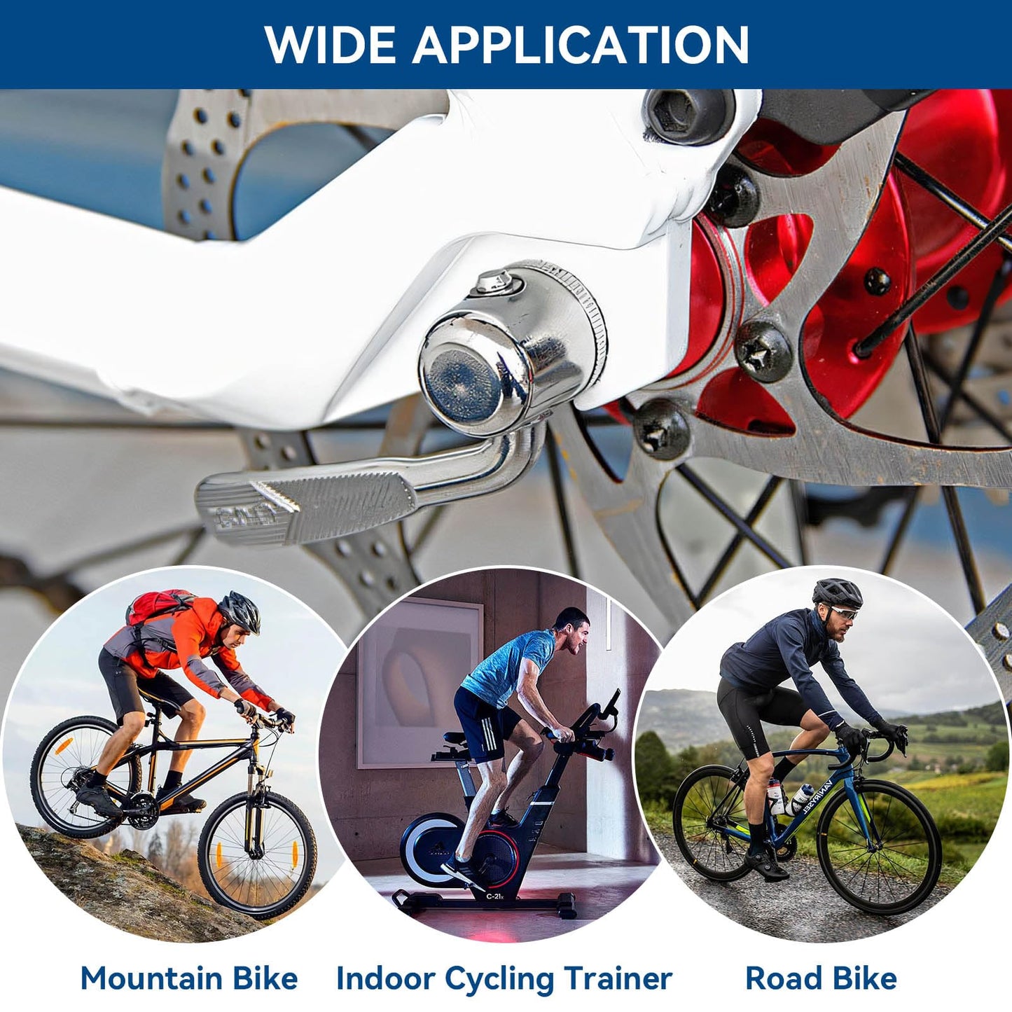 Frdhee Quick Release Rear Wheel Skewers, Bike Rear Wheel Quick Release Replacement Skewer Bike Trainer for Trainer Bicycle Cycling Cycling Back Rear Wheel Tire
