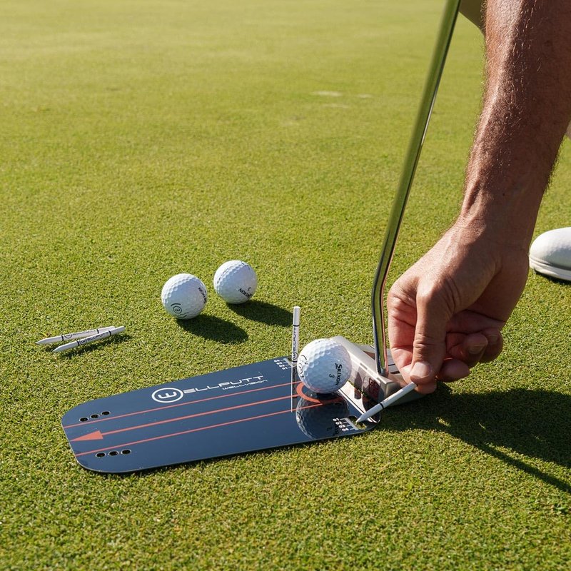 WELLPUTT - Wellvision Putting Mirror - Ultra Thin One Piece Stainless Steel Training Aid