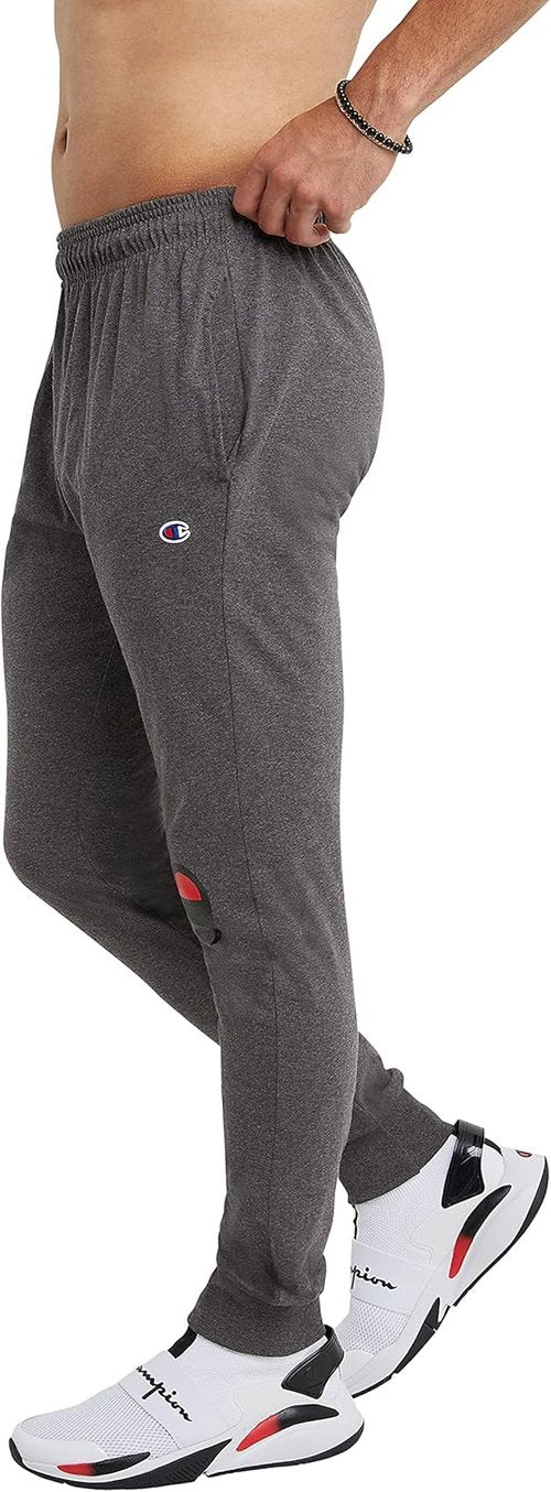 Champion Men's Joggers, Everyday Cotton, Lightweight Lounge Knit Pants for Men, 31"