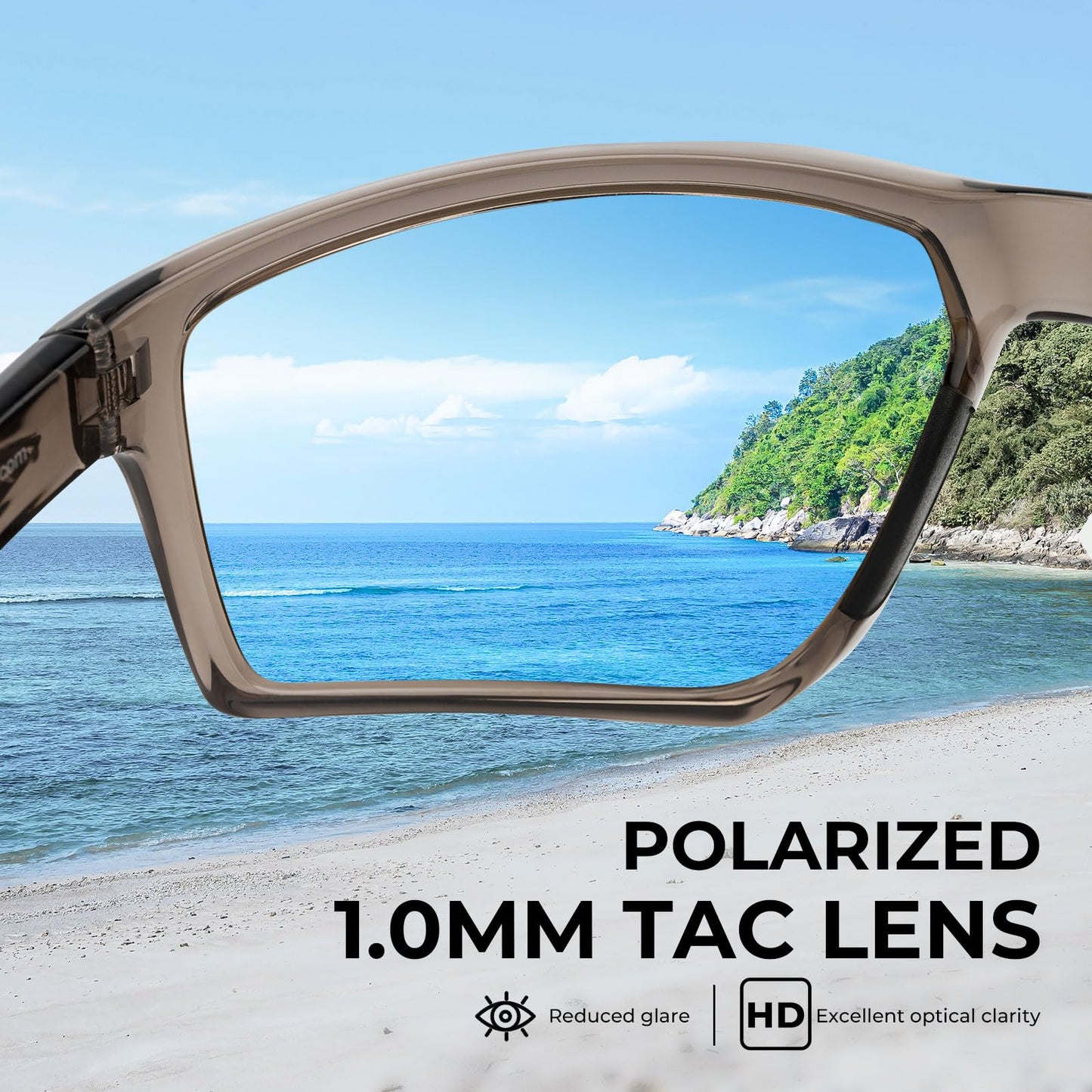 KastKing Osage Polarized Sport Sunglasses for Men and Women, Ideal for Driving Fishing Cycling Running, UV Protection