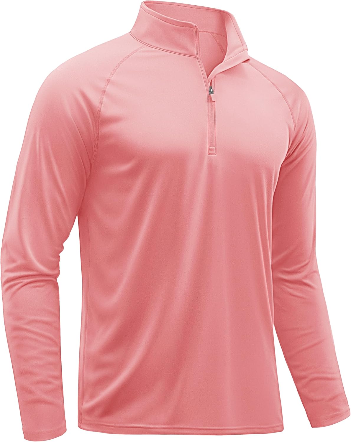 TACVASEN Men's Athletic Long Sleeve Shirt - 1/4 Zip Sun Protection Rash Guard | UPF 50+ Outdoor Running T-Shirt