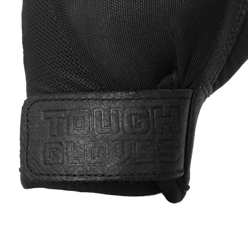 Superset Leather Workout Gloves for Weight-Lifting (Padded) Perfect for Gym Training (Breathable) (Black W/Black, 12 Mens 2XL)