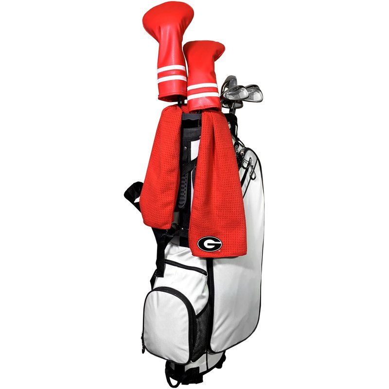 Team Golf NCAA Georgia Bulldogs Microfiber Golf Towel, 16x40 (Multicolor)