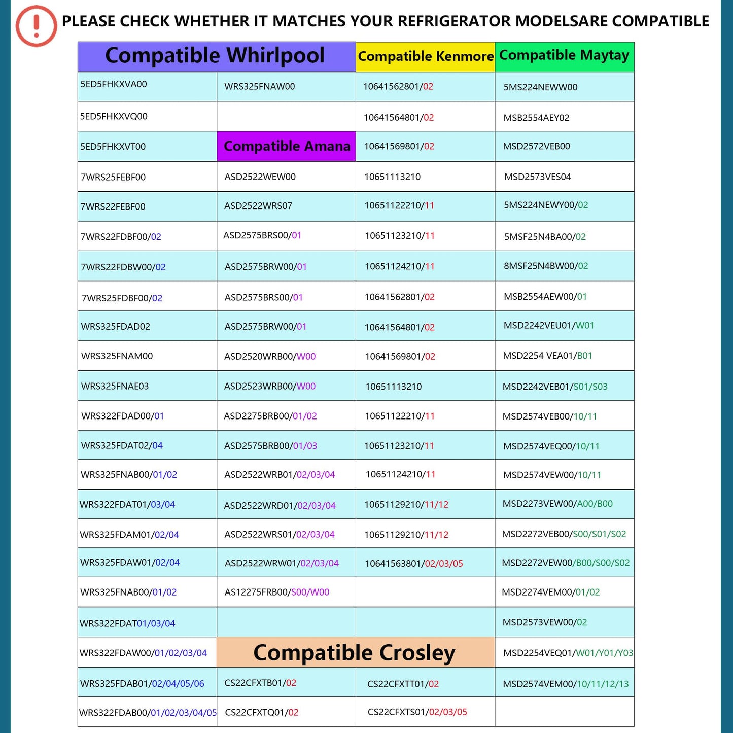 UPGRADED WPW10276348 W10276348 Glass Shelf Compatible with Whirl pool, Ken more Refrigerator W10276344, PS11751713, 2312014, 2309524,AP6018411, 2 Pack