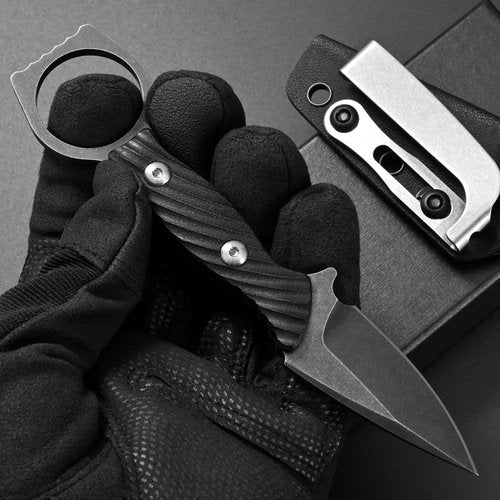 Gtkii GTK399 Fixed Blade Knife D2 Steel Blade G10 Handle Full Tang EDC Tool Knifes for Outdoor Camping Hiking Survival
