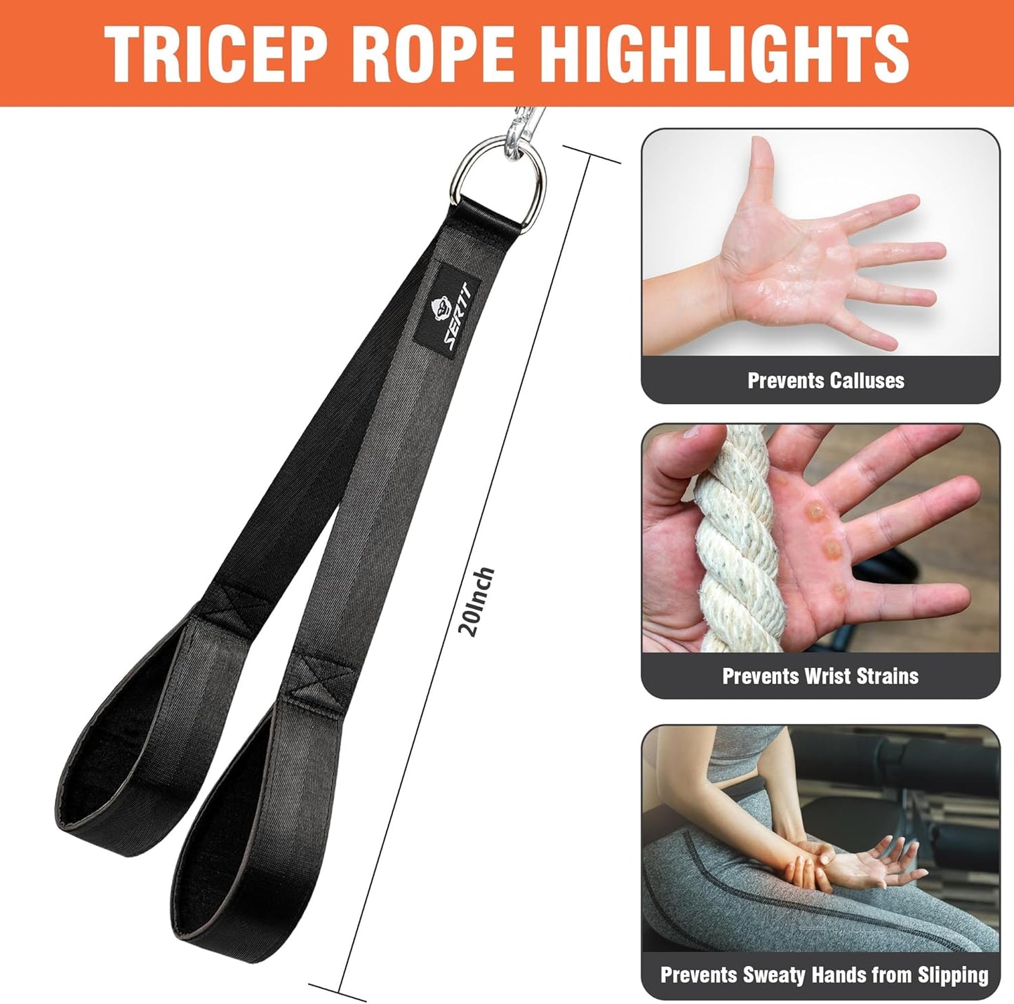 SERTT Weight Cable Pulley System - Upgraded 2-in-1 Loading Pin for Tricep, Bicep, and Shoulder Workouts