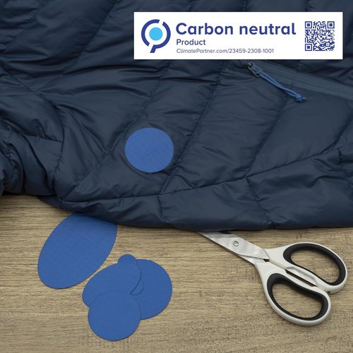 aZengear Repair Patches - Waterproof Self-Adhesive for Jackets, Tents, Shoes & More | 11 Pieces, Blue