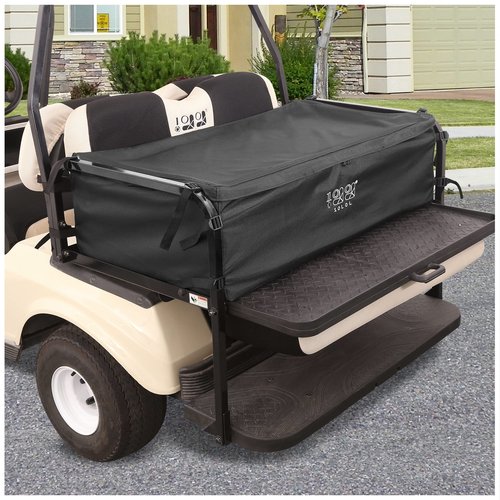 10L0L Cargo Bag for 4 Passenger Golf Carts, Storage Grocery Shopping Bag for Yamaha, EZGO TXT/RXV, Club Car DS/Precedent Golf Cart