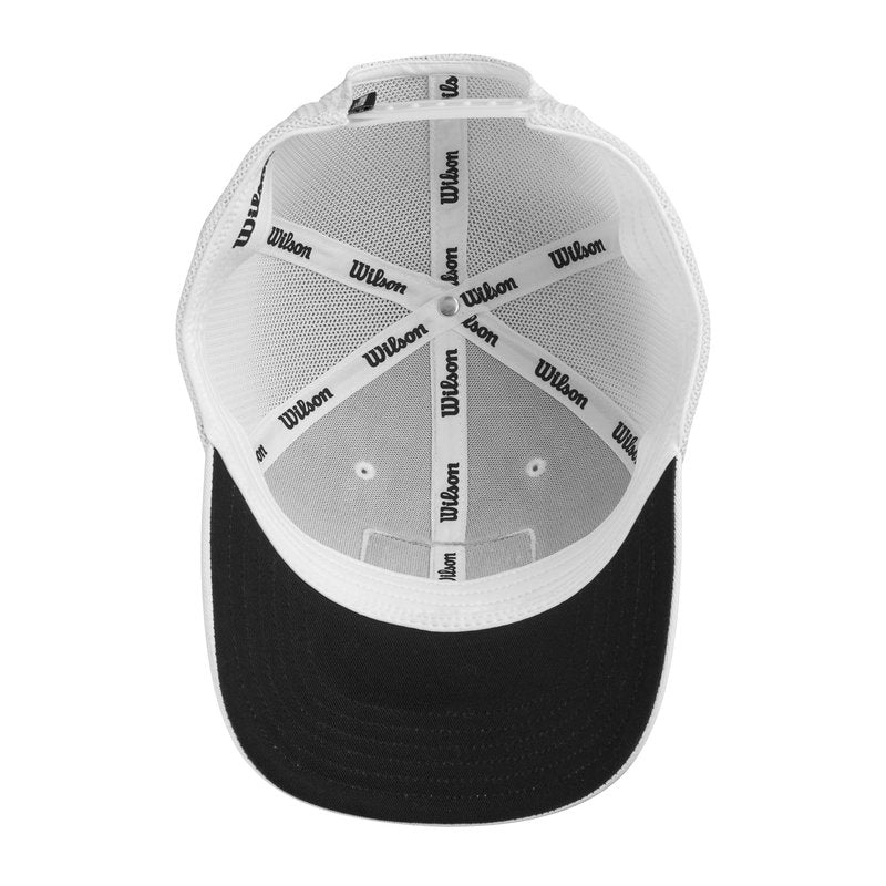 WILSON Snapback Golf Hat - White, OSFA