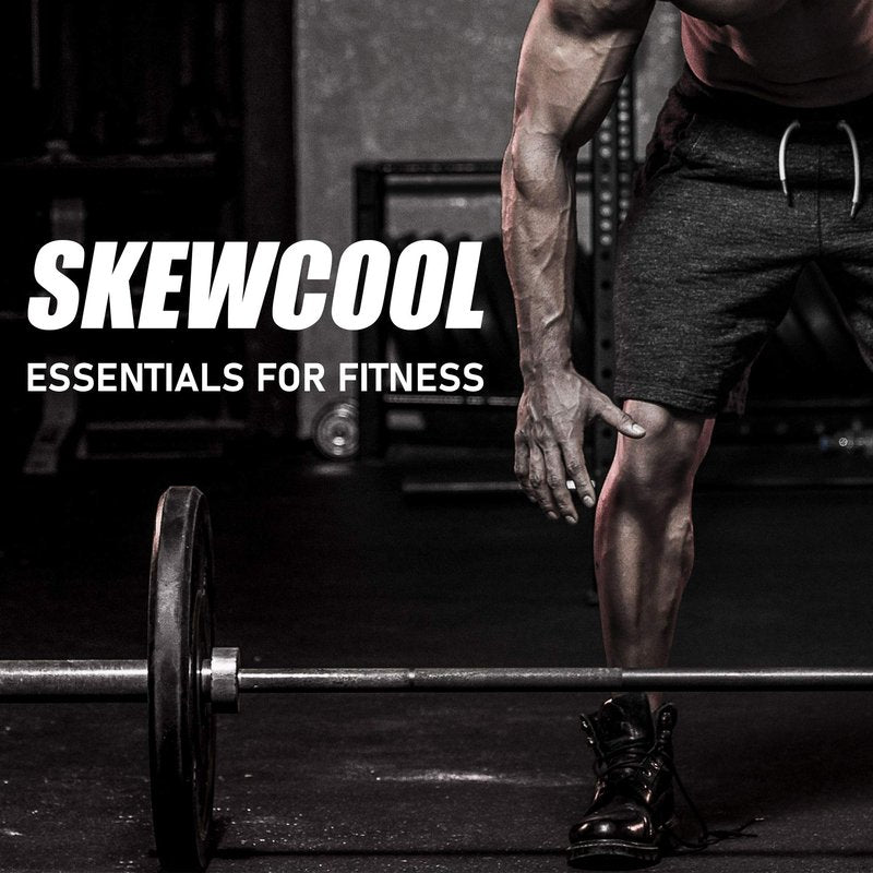 SKEWCOOL Olympic Fractional Plates 1.25LB 2.5LB 5LB Set Rubber Coated Fractional Change Plates 2-inch Color Weight Plates for Strength Training Weight Loss Sold in Pairs
