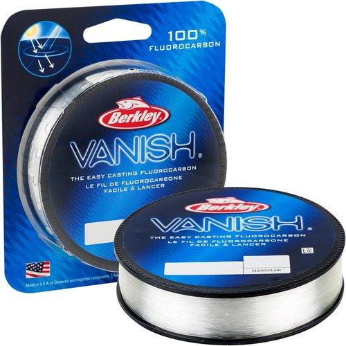 Berkley Vanish Fluorocarbon Fishing Line - Superior Strength & Sensitivity | 200 Yards