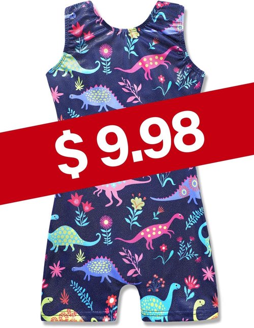 HOZIY Gymnastics Leotards for Girls - Unicorn, Rainbow & Mermaid Designs | Toddler & Kids Sizes