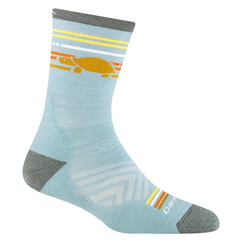 Darn Tough Vermont Women's Micro Crew Ultra-Lightweight Running Sock (Style 1050) - Glacier, Medium