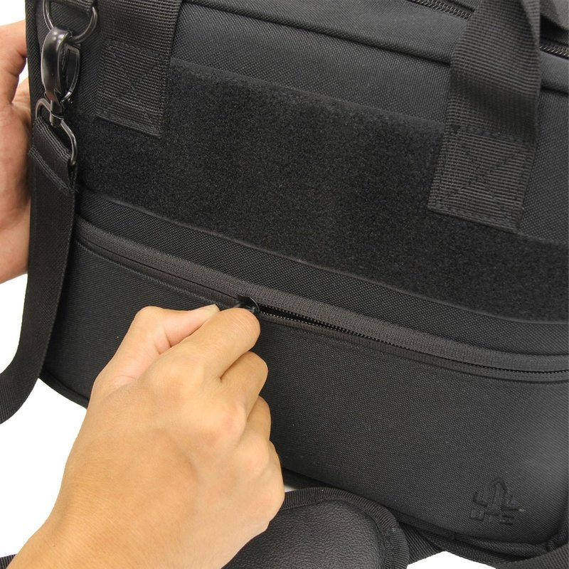 UTG Competition Shooter's Double Pistol Case, Black