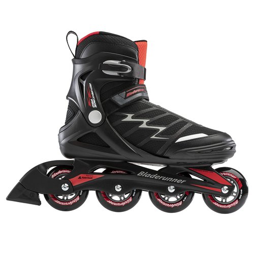 Bladerunner by Rollerblade Advantage Pro XT Men's Adult Fitness Inline Skate, Black and Red, Inline Skates ,10