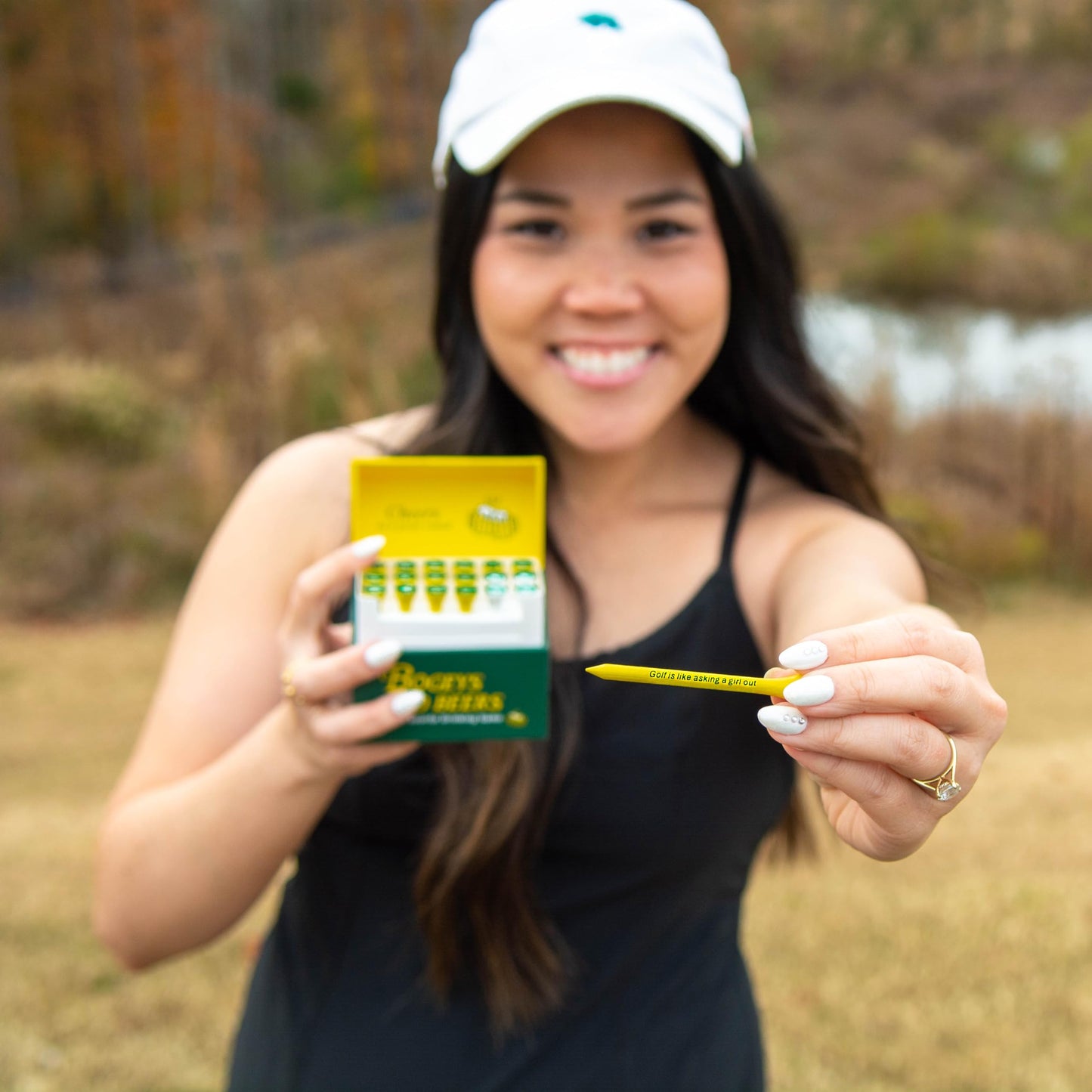 Bogeys and Beers | Golf Tees with a Twist | Play While You Golf | Fun Interactive On-Course Golf Tee Based Drinking Game | Perfect Golf Gift | Bachelor Party Novelty