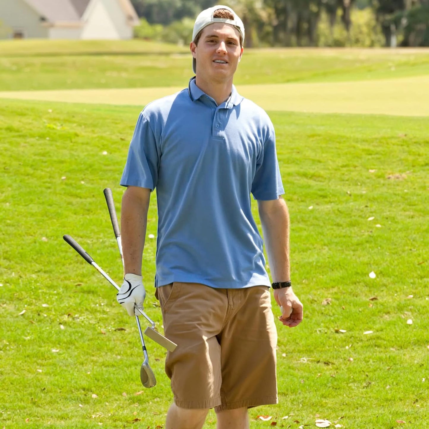 Skiennix Golf Polo Shirts - Casual Moisture-Wicking Quick-Dry Short Sleeve for Men