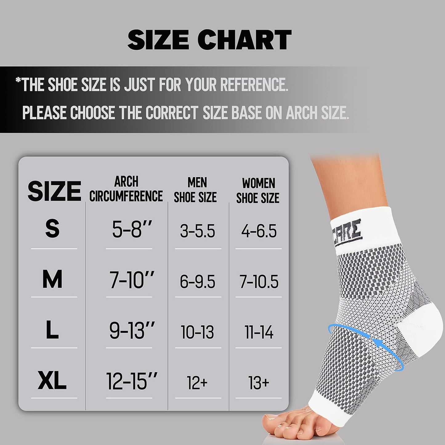 Skiennix Compression Socks - Open Toe Design for Swelling Relief | Medium White Pair for Achilles Tendonitis & Heel Pain