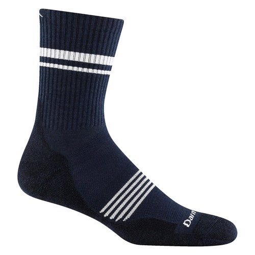 Darn Tough Vermont Men's Element Micro Crew Lightweight Running Socks (Style 1118) - Eclipse, Large