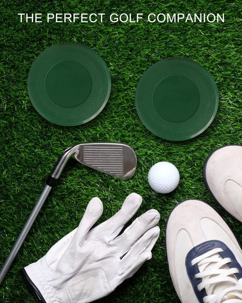 Golf Hole for Putting Green Cover Cup Lid Outdoor Activities Practice Training Aids, 3 Pack