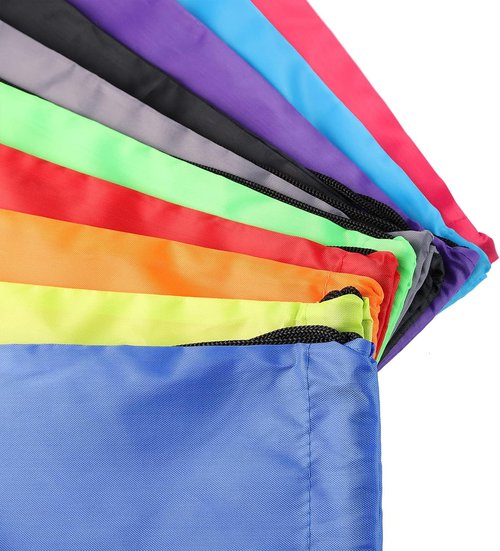 GoodtoU Drawstring Backpack - 30 Pack Sport Bags in 10 Vibrant Colors for Gym & Outdoor Use